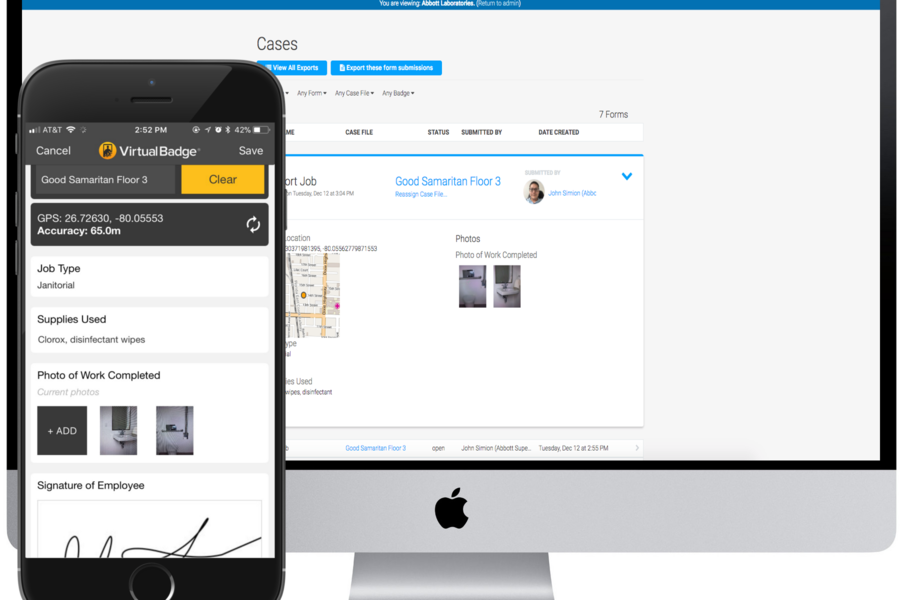 Work documentation and case management interface